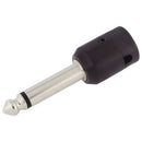 Cable Techniques Low-Profile Right-Angle 1/4" Plug (2-Pole, Standard Black Cap)