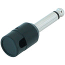Cable Techniques Low-Profile Right-Angle 1/4" Plug (2-Pole, Large Black Cap)