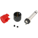 Cable Techniques Low-Profile Right-Angle 1/4" Plug (2-Pole, Large Red Cap)