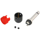 Cable Techniques Low-Profile Right-Angle 1/4" Plug (2-Pole, Standard Red Cap)