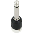 Cable Techniques Low-Profile Right-Angle 1/4" Plug (2-Pole, Standard White Cap)