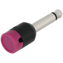 Cable Techniques Low-Profile Right-Angle 1/4" Plug (2-Pole, Standard Purple Cap)