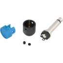 Cable Techniques Low-Profile Right-Angle 1/4" Plug (2-Pole, Standard Blue Cap)