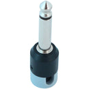 Cable Techniques Low-Profile Right-Angle 1/4" Plug (2-Pole, Large Gray Cap)
