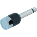 Cable Techniques Low-Profile Right-Angle 1/4" Plug (2-Pole, Large Gray Cap)