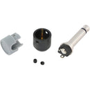 Cable Techniques Low-Profile Right-Angle 1/4" Plug (2-Pole, Large Gray Cap)
