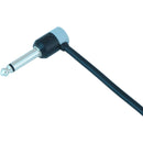 Cable Techniques Low-Profile Right-Angle 1/4" Plug (2-Pole, Large Gray Cap)