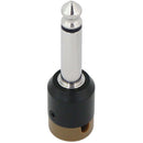Cable Techniques Low-Profile Right-Angle 1/4" Plug (2-Pole, Standard Brown Cap)