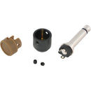 Cable Techniques Low-Profile Right-Angle 1/4" Plug (2-Pole, Standard Brown Cap)