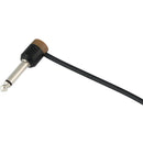 Cable Techniques Low-Profile Right-Angle 1/4" Plug (2-Pole, Standard Brown Cap)