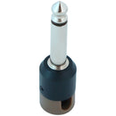 Cable Techniques Low-Profile Right-Angle 1/4" Plug (2-Pole, Large Brown Cap)