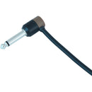 Cable Techniques Low-Profile Right-Angle 1/4" Plug (2-Pole, Large Brown Cap)
