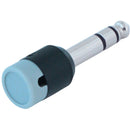 Cable Techniques Low-Profile Right-Angle 1/4" Plug (3-Pole, Standard Gray Cap)