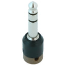 Cable Techniques Low-Profile Right-Angle 1/4" Plug (3-Pole, Standard Brown Cap)