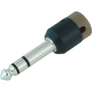 Cable Techniques Low-Profile Right-Angle 1/4" Plug (3-Pole, Standard Brown Cap)