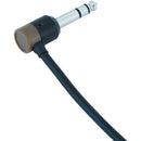 Cable Techniques Low-Profile Right-Angle 1/4" Plug (3-Pole, Large Brown Cap)