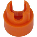Cable Techniques Color Cap for Low-Profile 1/4" Phone Plug (Large, Orange)