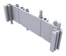 CAMDENBOSS CIME/M/BE2250SS Base Element, Empty Interface Support, Polyamide 6, Grey, 72mm PCBs