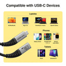 EZQuest DuraGuard USB4 V2 USB-C Extension Cable (3.3')