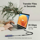 EZQuest DuraGuard USB4 V2 USB-C Extension Cable (3.3')