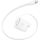 Belkin UltraCharge Retractable 67W GaN Wall Charger (White)