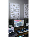 Auralex Fusion Circuit Acoustical Tuning Faceplate (White, 24 x 48")