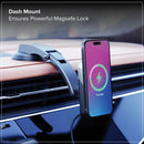 ALOGIC Matrix+ Car Charger with Wireless Power Bank, Air Vent Mount, and Dashboard Mount