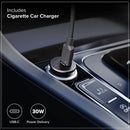 ALOGIC Matrix+ Car Charger with Wireless Power Bank, Air Vent Mount, and Dashboard Mount