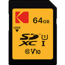 Kodak 64GB Premium Performance UHS-I SDXC Memory Card