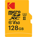 Kodak 128GB Ultra Pro Performance UHS-II microSDXC Card with SD Adapter
