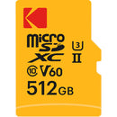 Kodak 512GB Ultra Pro Performance UHS-II microSDXC Card with SD Adapter