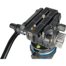 Sirui SQ75A Carbon Fiber Tripod Kit with Fluid Head