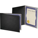 Tap Atlas Certificate Folder (8.5 x 11", Black, 25-Pack)
