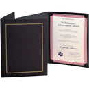Tap Whitney Certificate Holder (Black/Gold, 25-Pack)