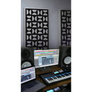 Auralex Fusion Reflection Acoustical Tuning Faceplate (Black, 24 x 48")
