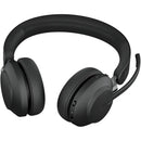 Jabra Evolve2 65 Stereo Wireless On-Ear Headset with Stand (Unified Communication, USB Type-A, Black)