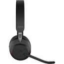 Jabra Evolve2 65 Stereo Wireless On-Ear Headset with Stand (Unified Communication, USB Type-A, Black)