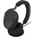 Jabra Evolve3 85 Noise-Canceling Wireless Over-Ear Headset with Stand (Unified Communication, USB-A, Black)