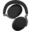 Jabra Evolve3 85 Noise-Canceling Wireless Over-Ear Headset with Stand (Unified Communication, USB-A, Black)