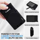 Easy Hood Silicone Protection Case for Canon PowerShot ELPH 360 (Black)