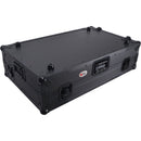 ProX Flight Case for RANE DJ SYSTEM ONE with Shelf, Wheels, and LED Kit (Black on Black)
