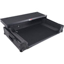 ProX Flight Case for RANE DJ SYSTEM ONE with Shelf, Wheels, and LED Kit (Black on Black)