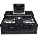 ProX Flight Case for RANE DJ SYSTEM ONE with Shelf, Wheels, and LED Kit (Black on Black)