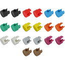 Cable Techniques Color Cap Sets for Low-Profile 1/4" Plugs (20 Large Caps)