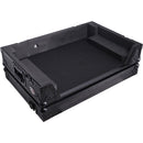 ProX Flight Case with Wheels for Rane SYSTEM ONE with 1 RU Rack Space (Black on Black)