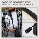 Coiro Padded Leather Camera Strap (Black)
