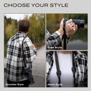 Coiro Padded Leather Camera Strap (Black)