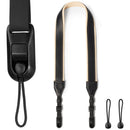 Coiro Padded Leather Camera Strap (Black)
