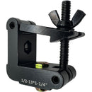 Odyssey Square Half Coupler for 2" Pipe (Anodized Black)