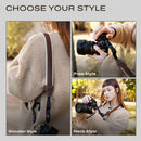 Coiro Padded Leather Camera Strap (Brown)